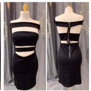 Black clubbing dress